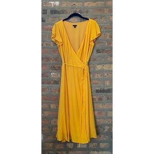 Ann Taylor Wrap Midi Dress